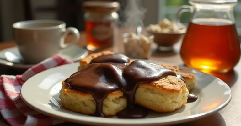 chocolate gravy and biscuits