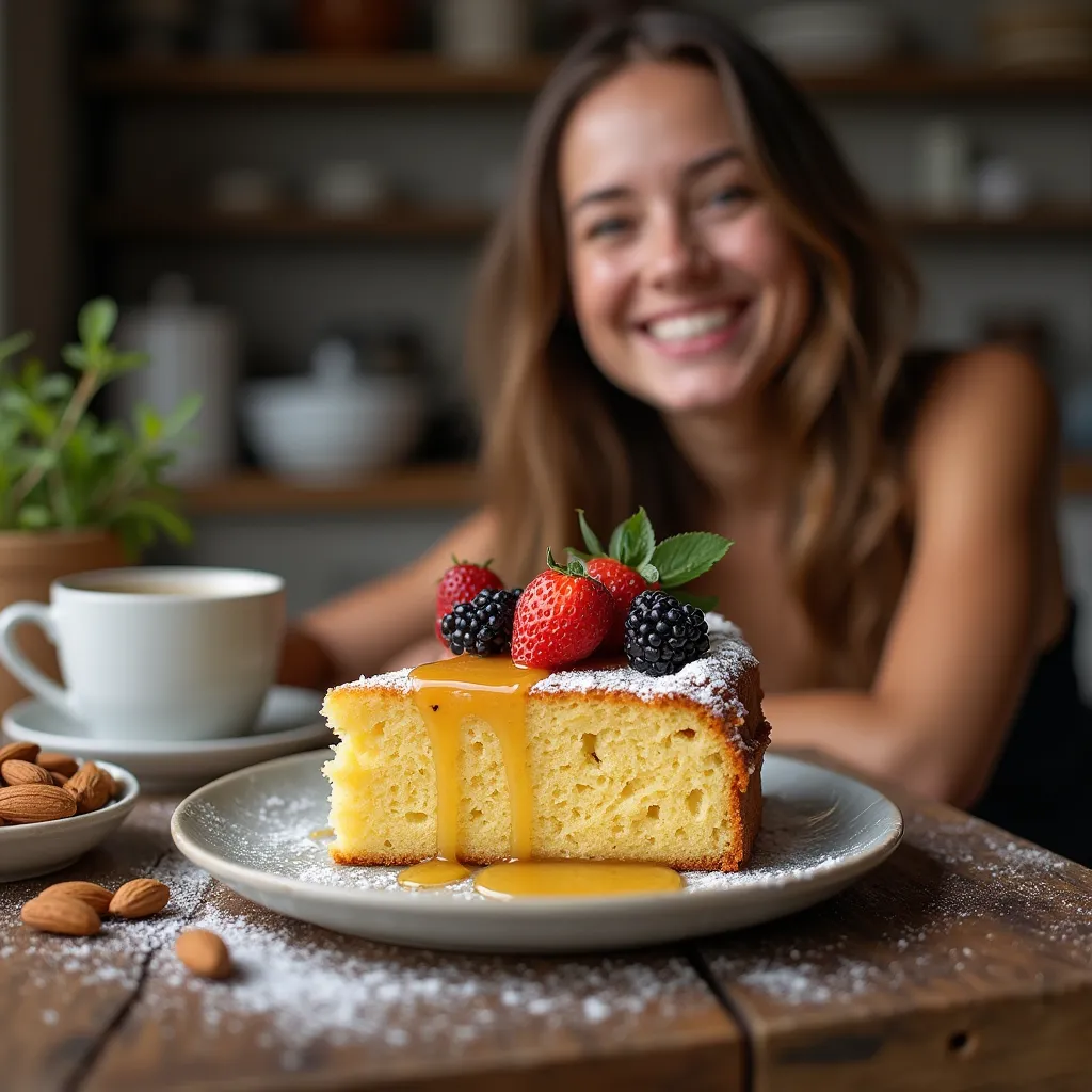 almond powder cake