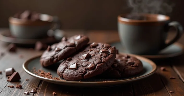 dark chocolate cookies