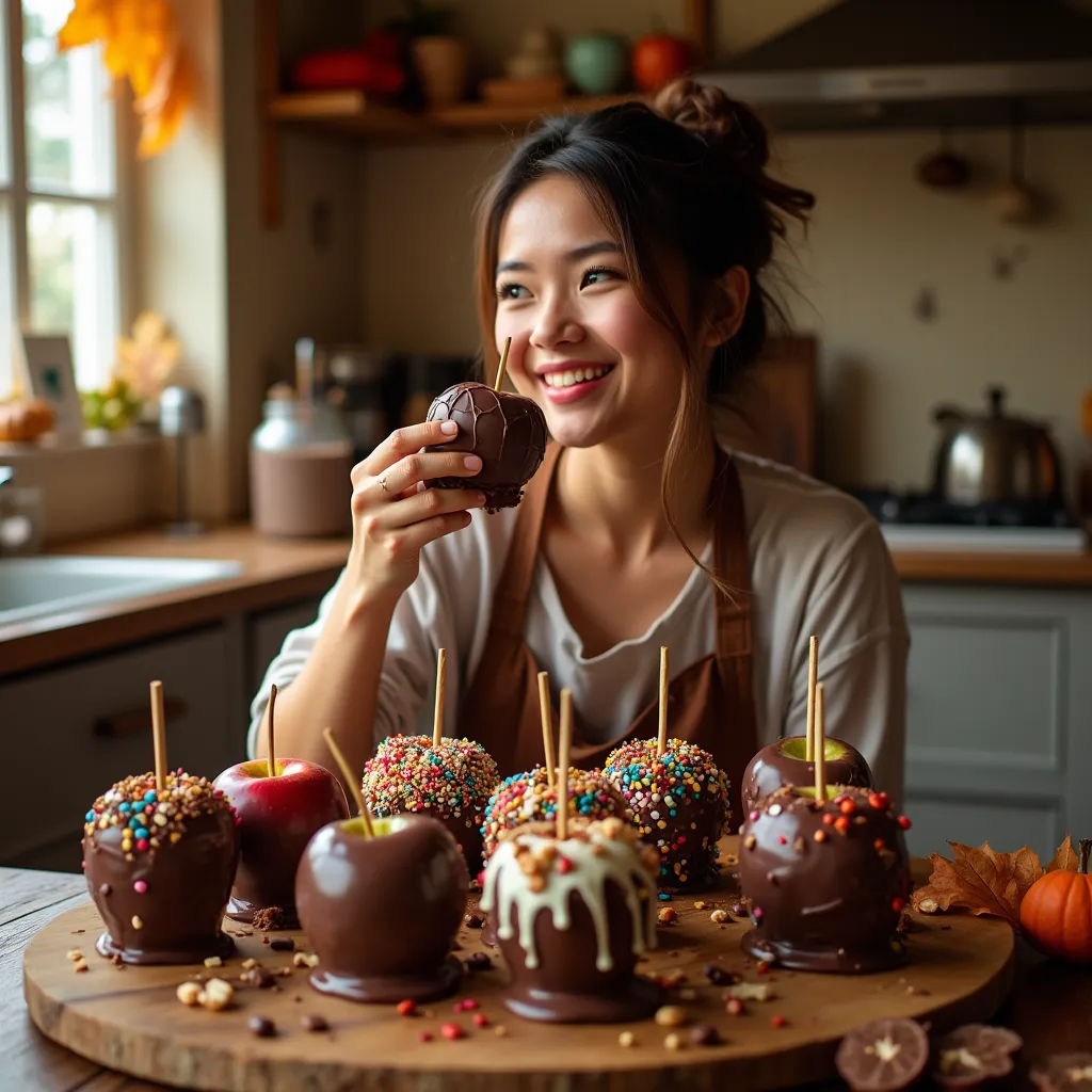 dipped apples