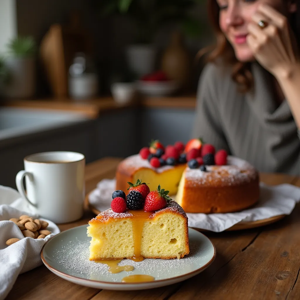 easy almond cake recipe