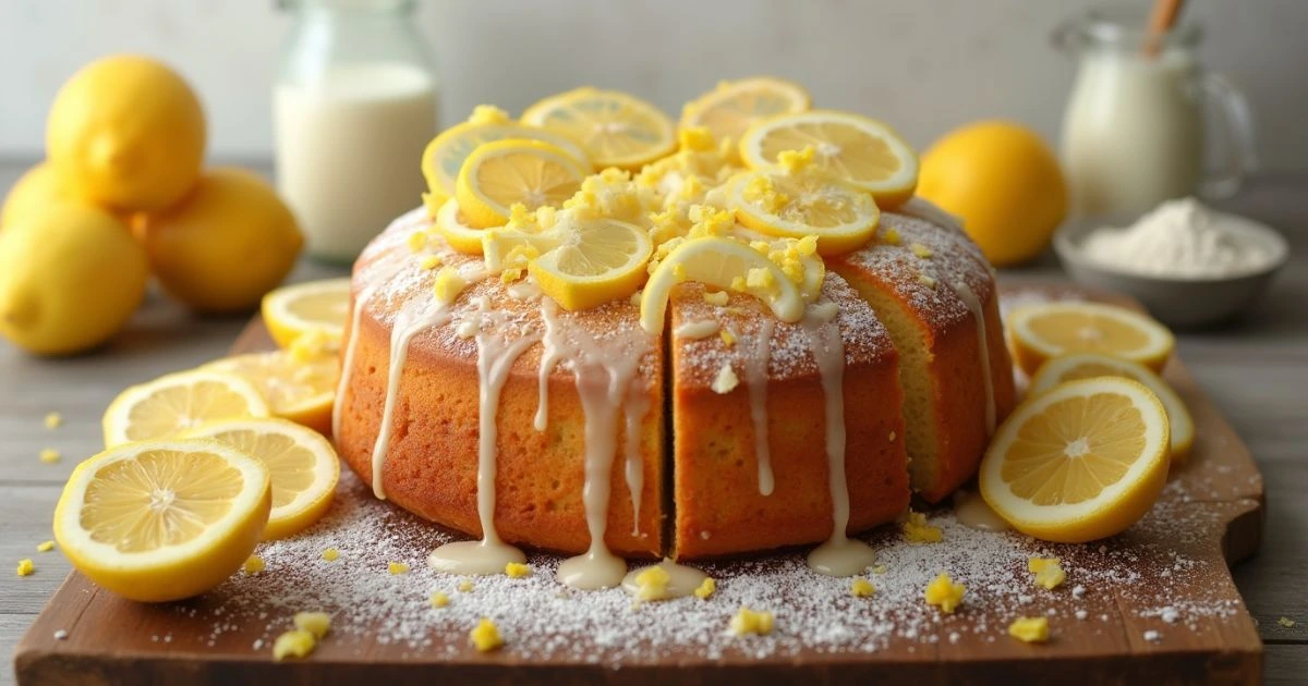 lemon buttermilk pound cake