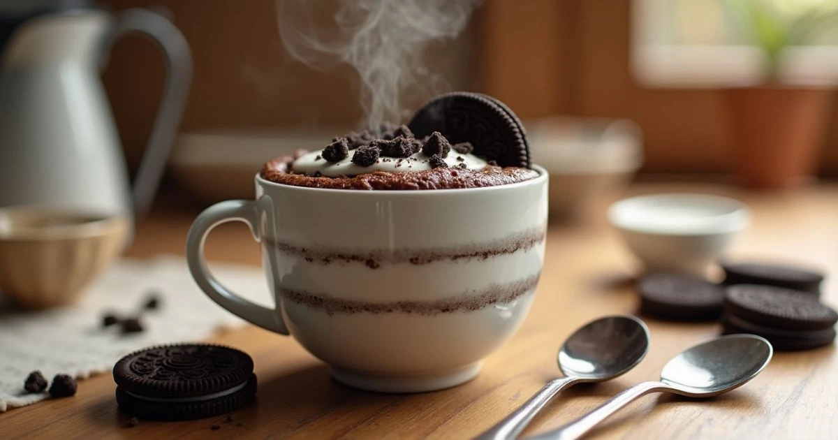 oreo mug cake