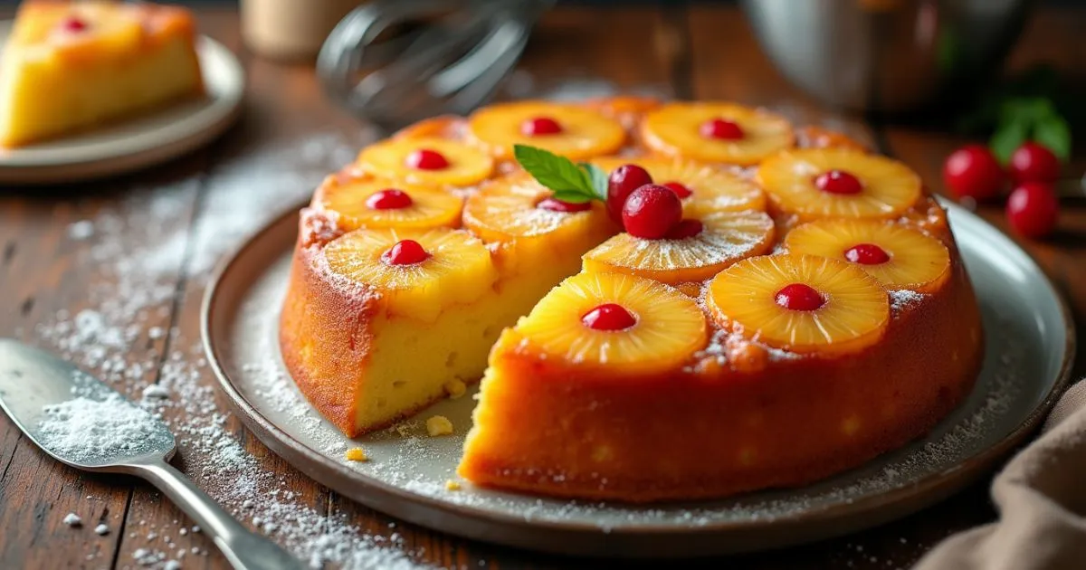 pineapple upside down cake with cake mix