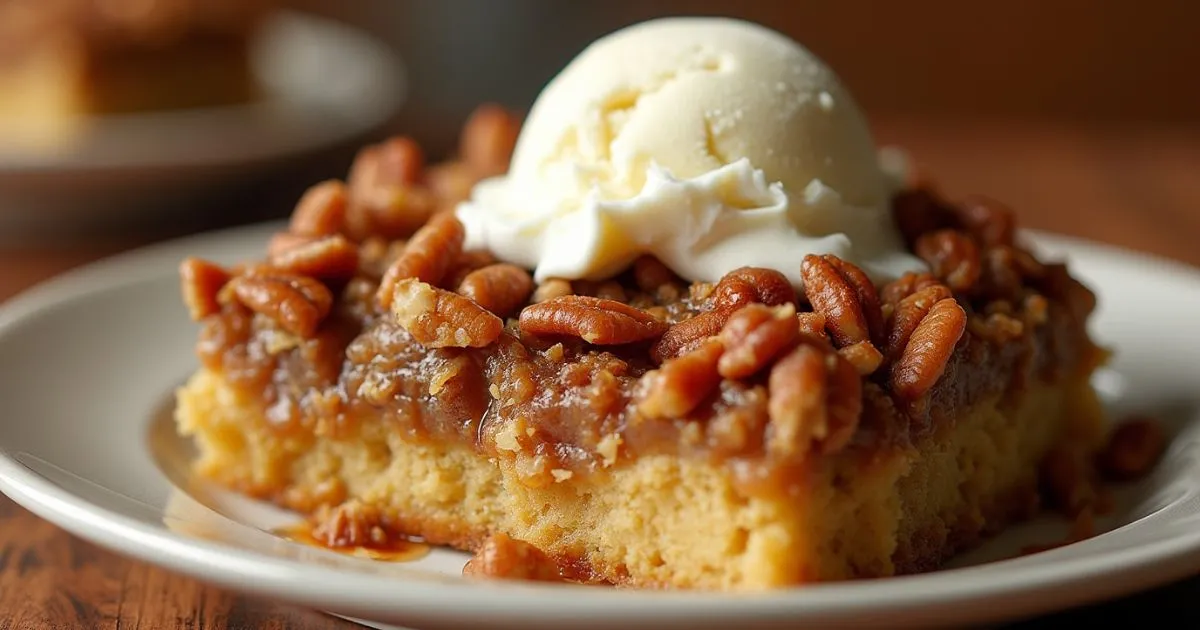 Pecan Pie Dump Cake