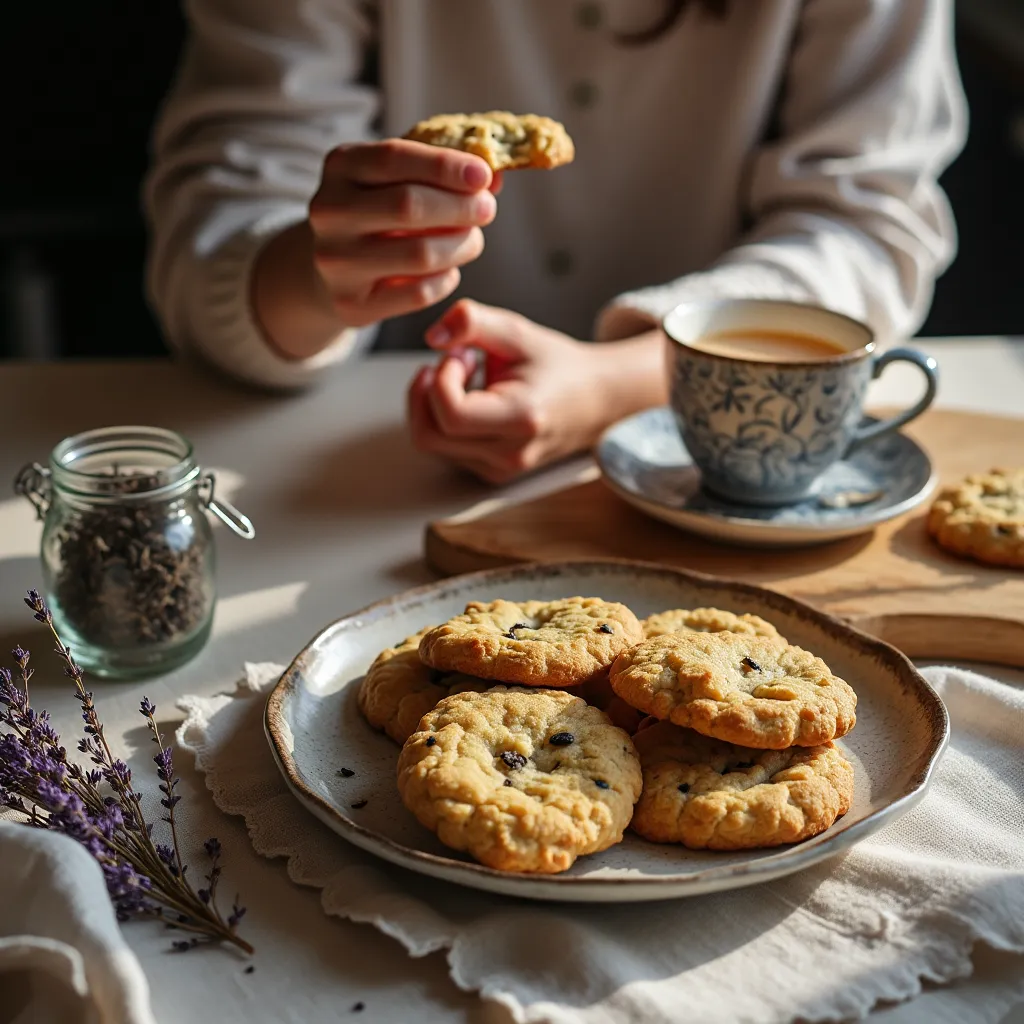 grey colored cookies recipe