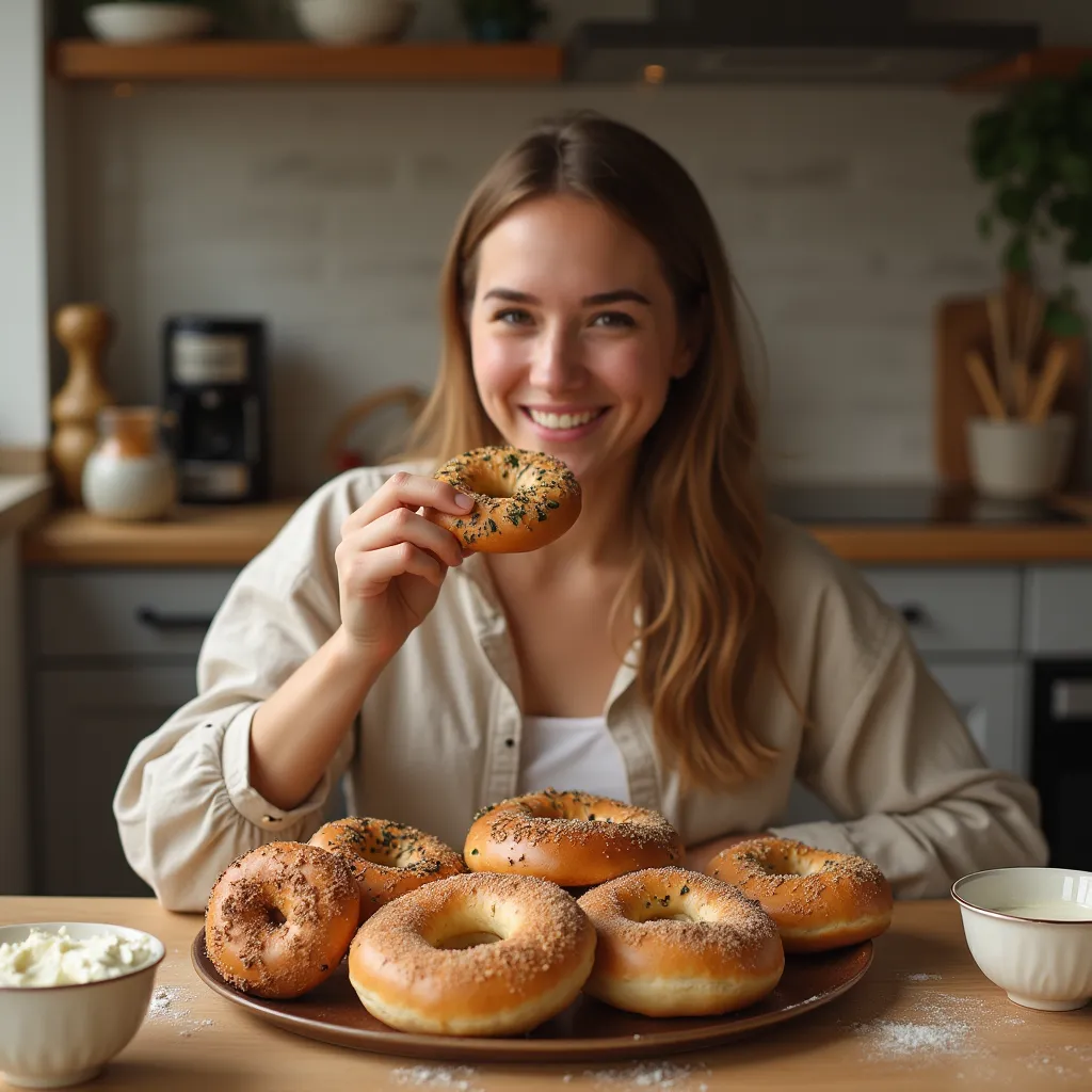 greek yogurt bagels